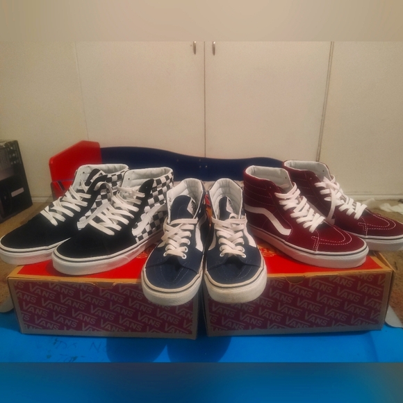 Vans high tops bundle sz 6.5(Men) 8(Women) - Picture 1 of 14